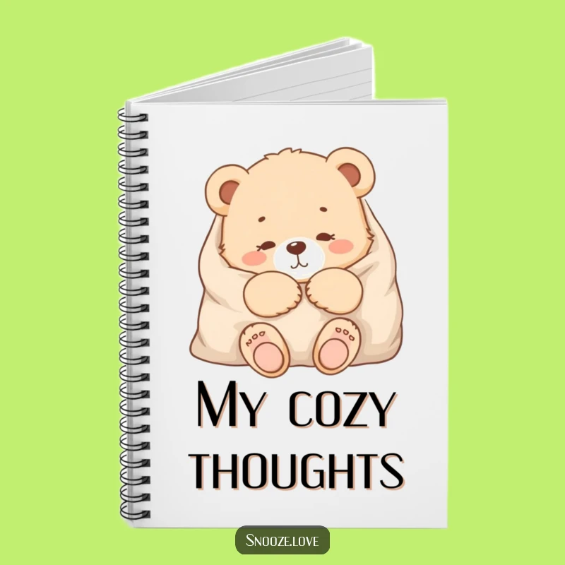 Funny Bear Cub Notebook: Jot Down Cozy Ideas Funny Gift