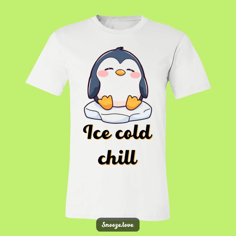Funny Penguin Snooze Tee: Wearable Chill Funny Animal Gift