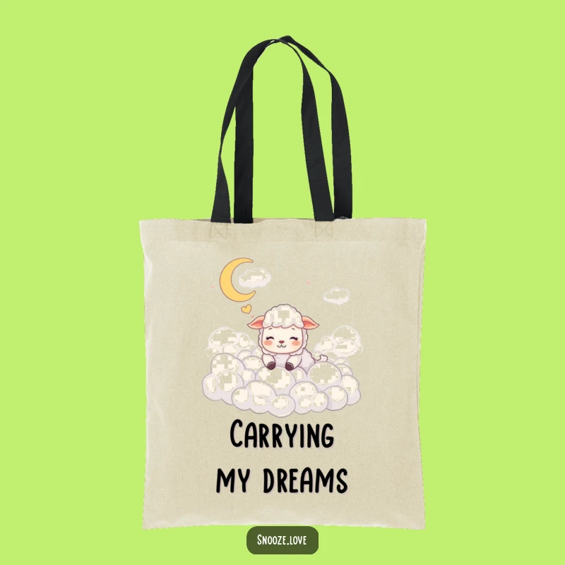 Funny Sheep Dream Tote Bag: Carry Your Whimsy Funny Gift